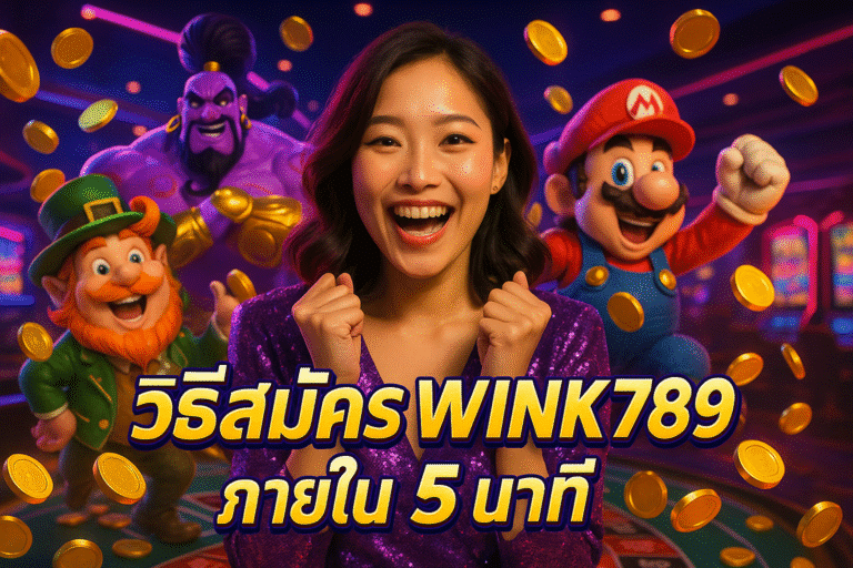 วิธีสมัคร WINK789 ภายใน 5 นาที