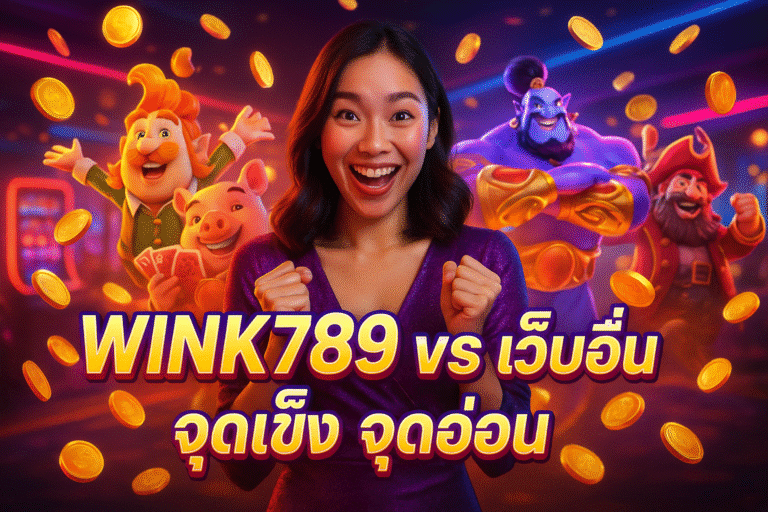 WINK789 vs เว็บอื่น จุดแข็ง จุดอ่อน