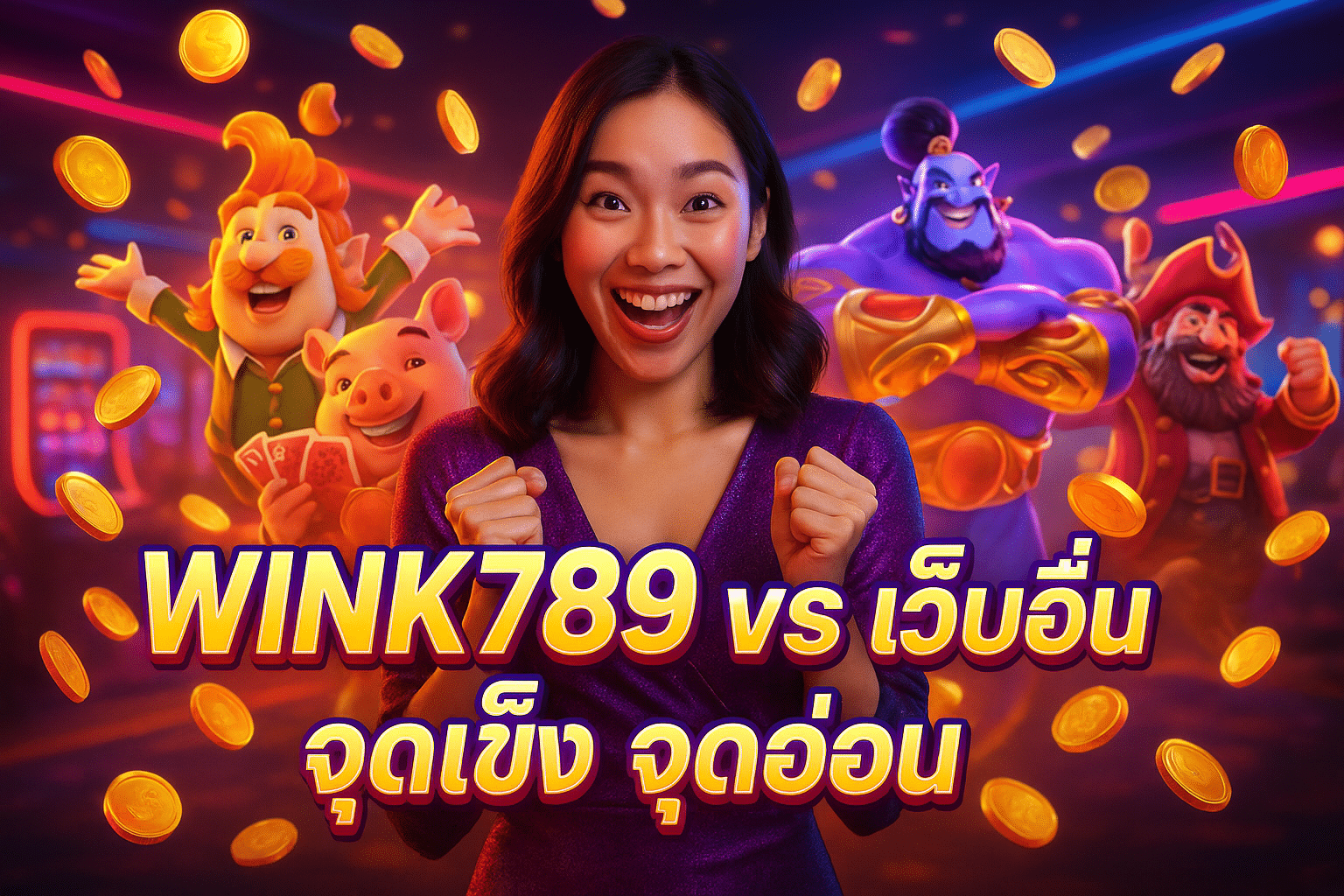 WINK789 vs เว็บอื่น จุดแข็ง จุดอ่อน