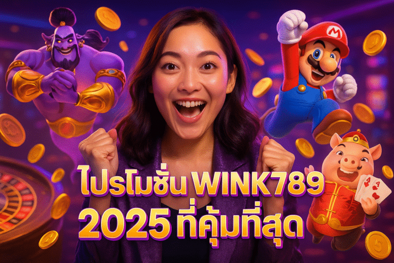 โปรโมชั่น WINK789 2025 ที่คุ้มที่สุด