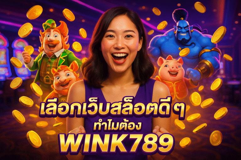 เลือกเว็บสล็อตดี ๆ ทำไมต้อง WINK789